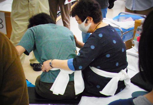 2021年度研修実績 参加者の方の実技場面2